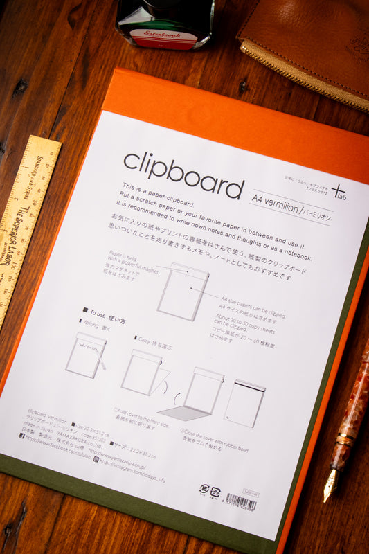 A4 Clipboard - Vermillion