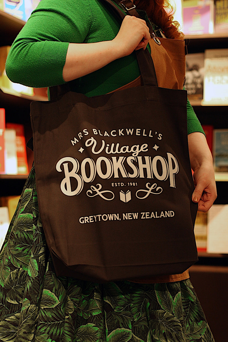 Village Bookshop Logo Tote - Coal