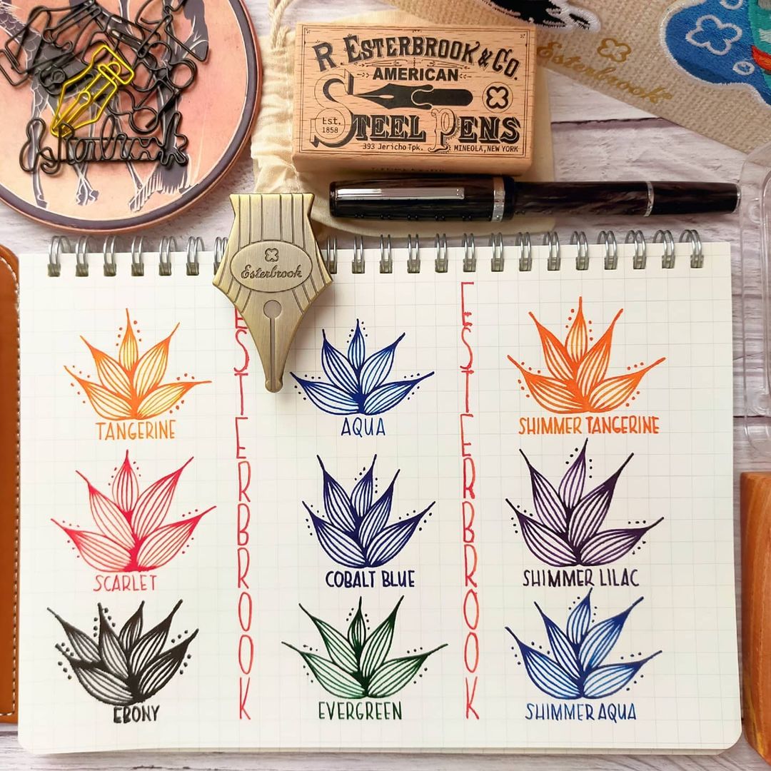 Fountain Pen Ink - Shimmer Tangerine