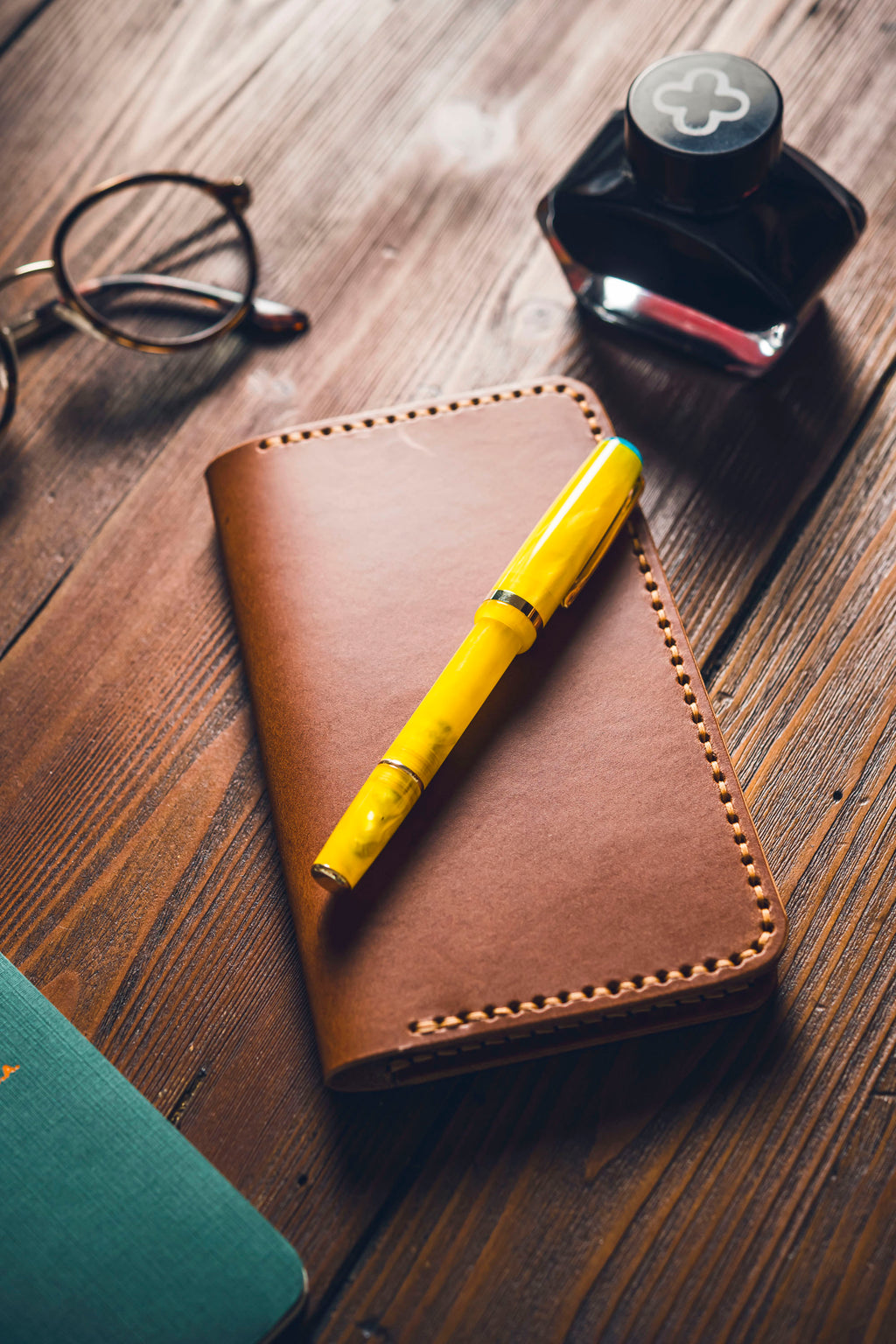 Brown Leather Field Notes Cover