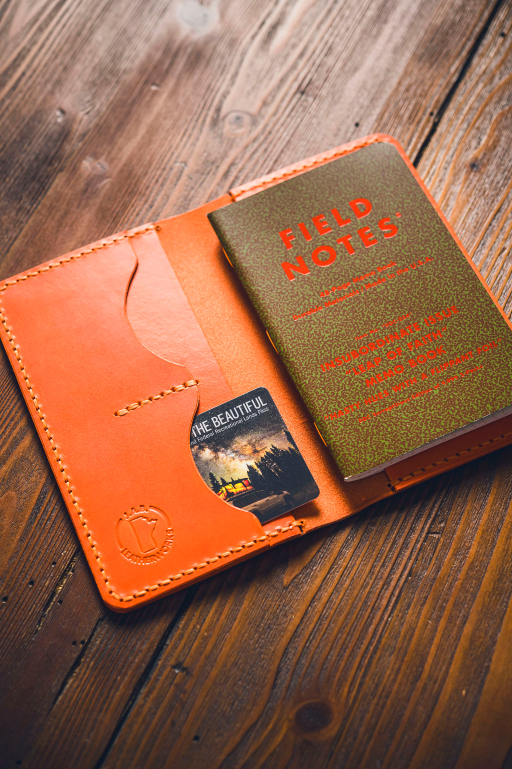 Orange Field Notes Cover