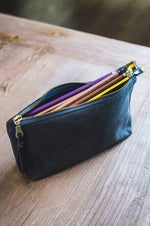 Waxed Canvas Zip Bags (Large)
