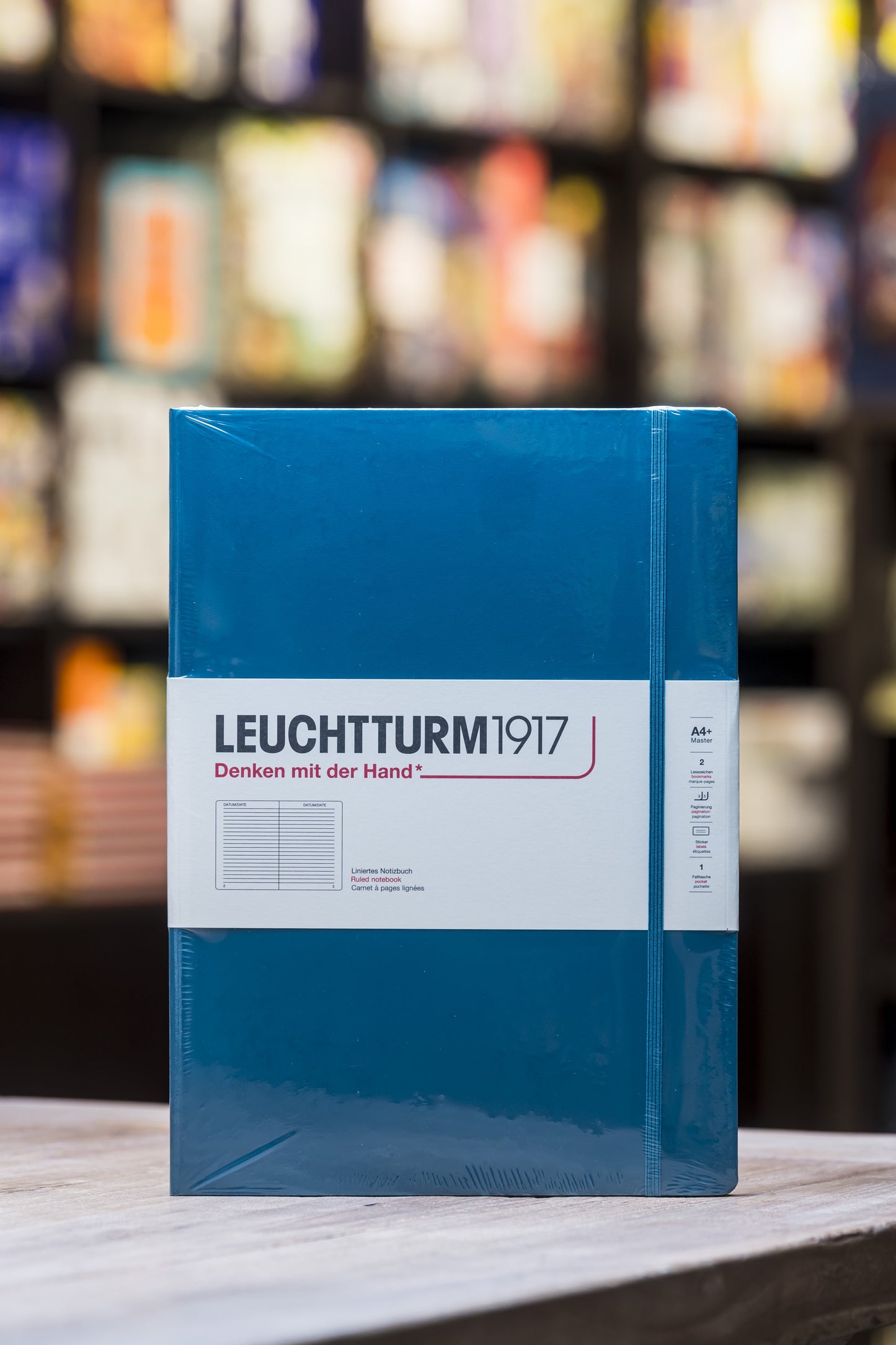 A4 Slim - Pacific Green Ruled