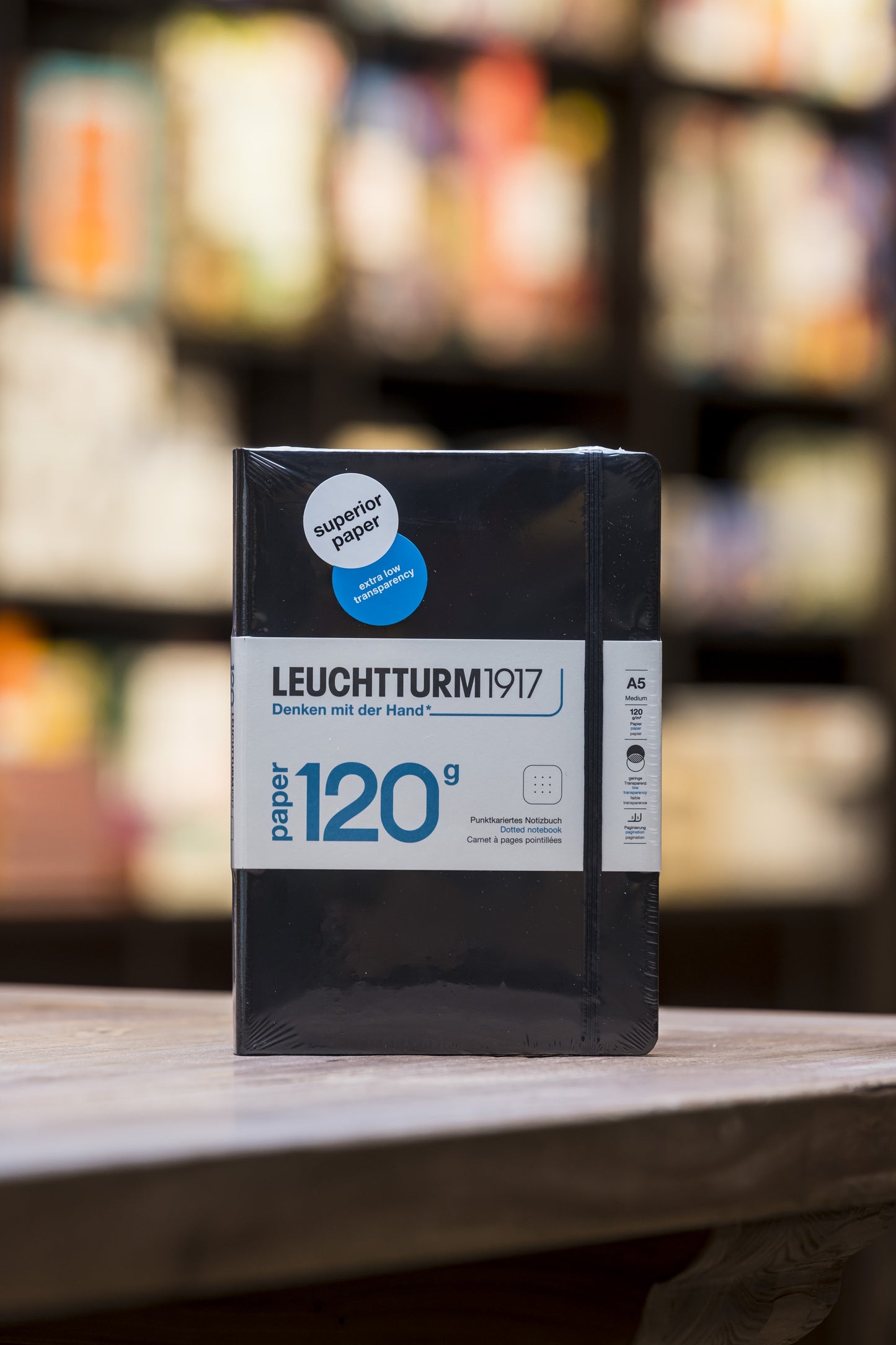 A5 120GSM - Black Dotted