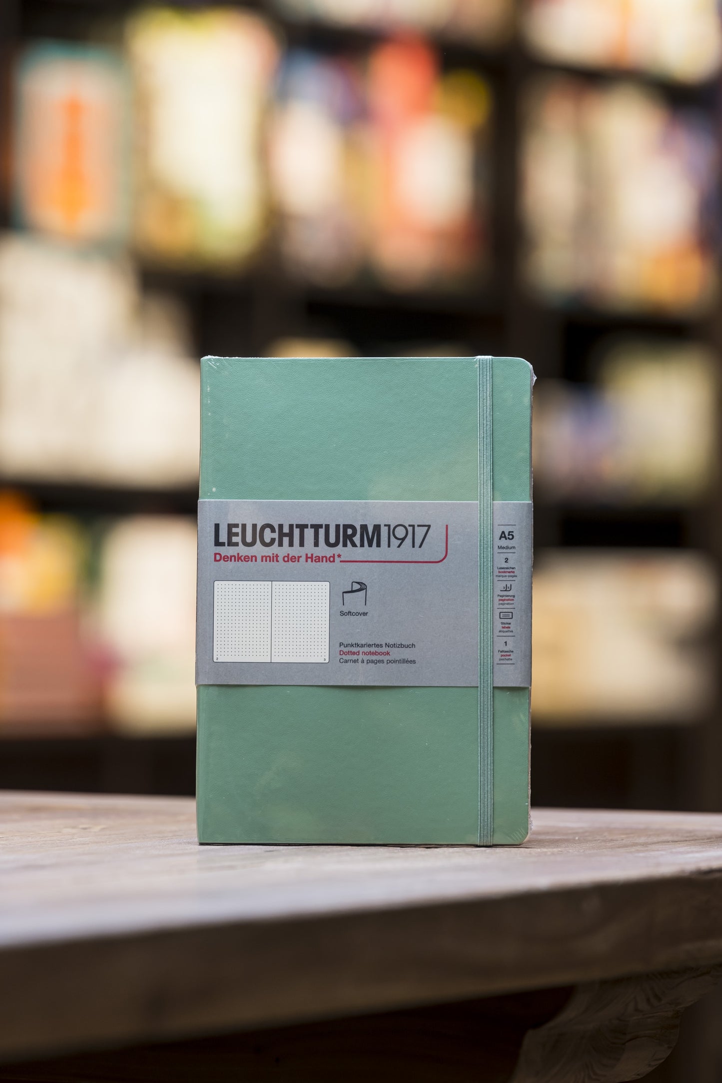 A5 Softcover - Sage Dotted