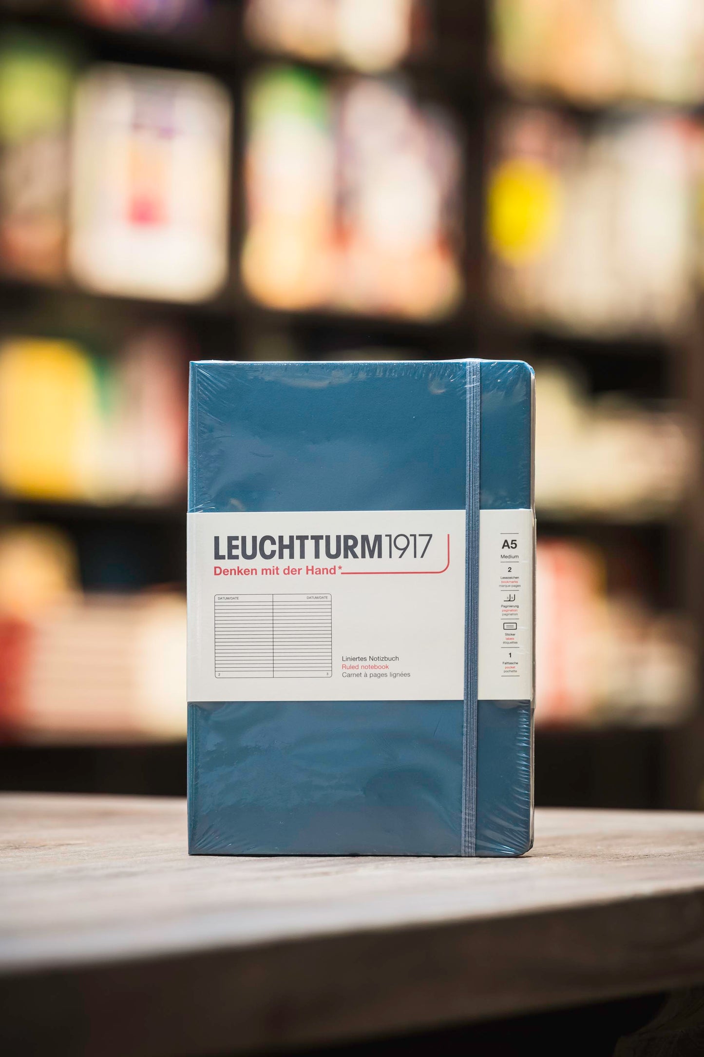 A5 Hard - Stone Blue Dotted