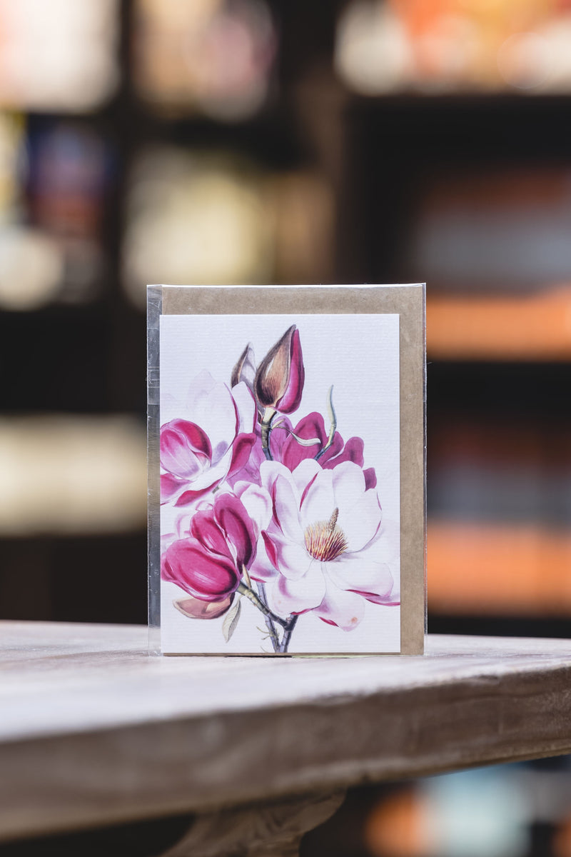 Magnolia Flower Card