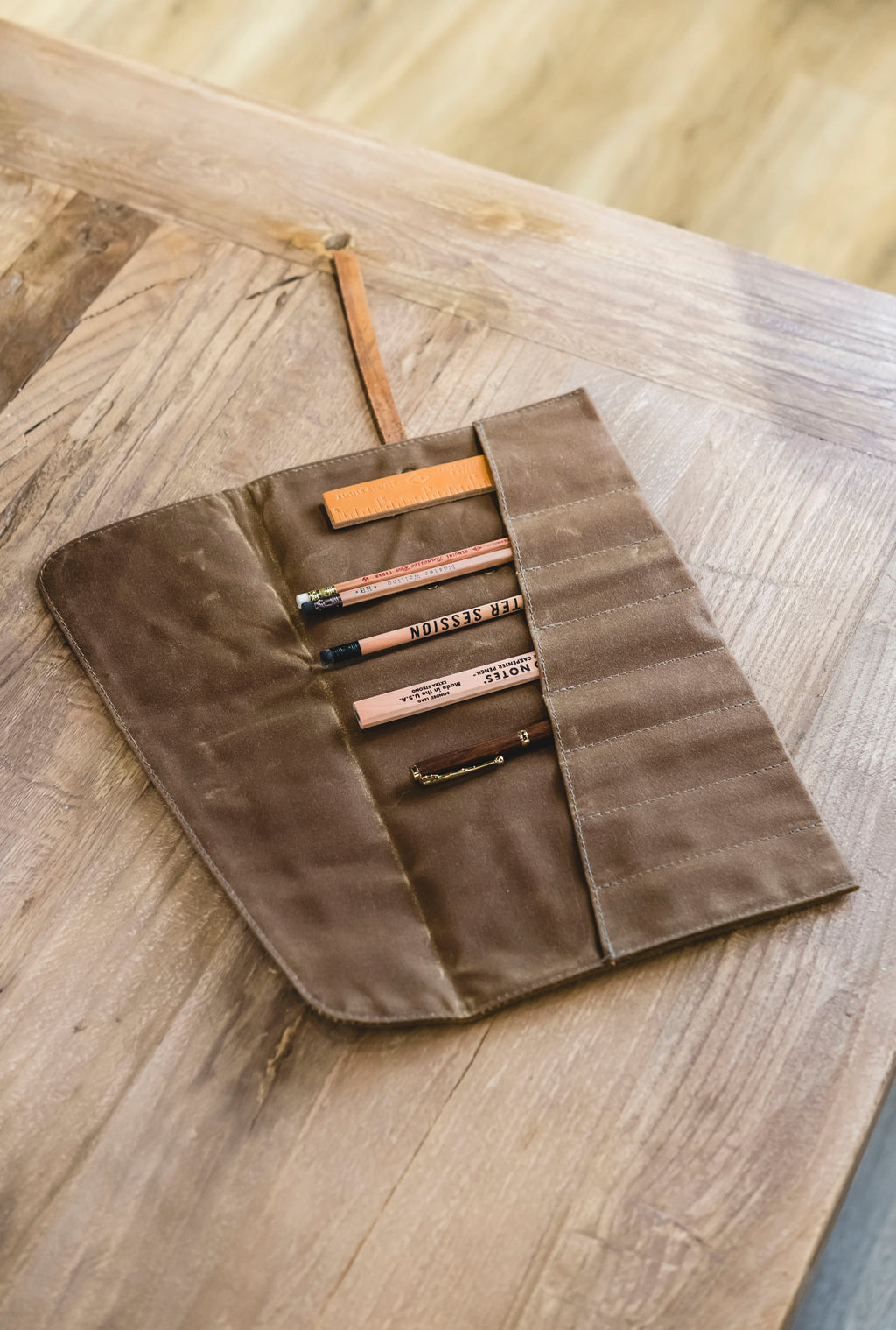 Waxed Canvas Tool Roll