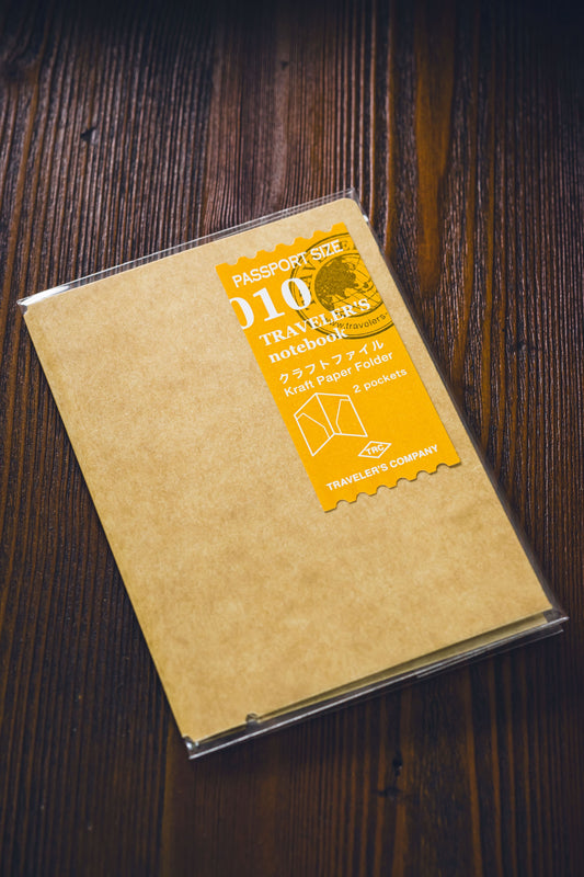 010 TRAVELER'S Kraft Folder (Passport)
