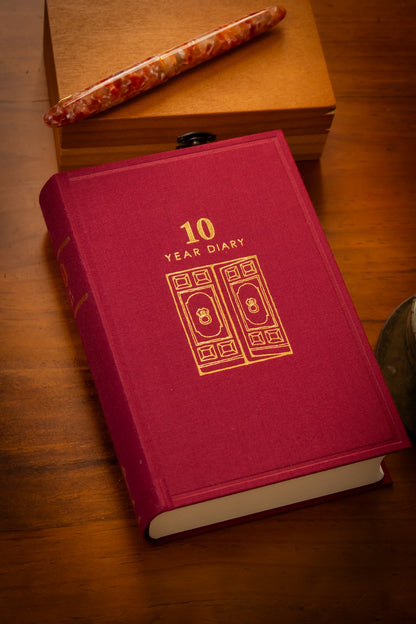 10 Year Diary - Red