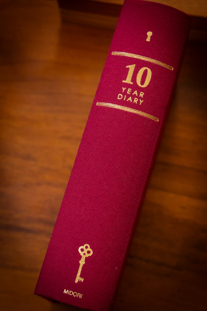 10 Year Diary - Red