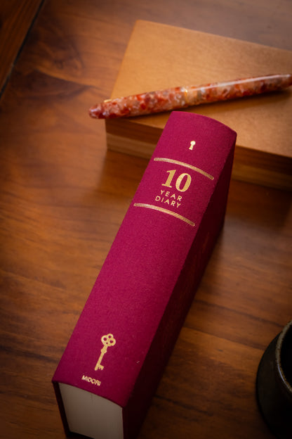 10 Year Diary - Red