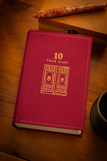 10 Year Diary - Red