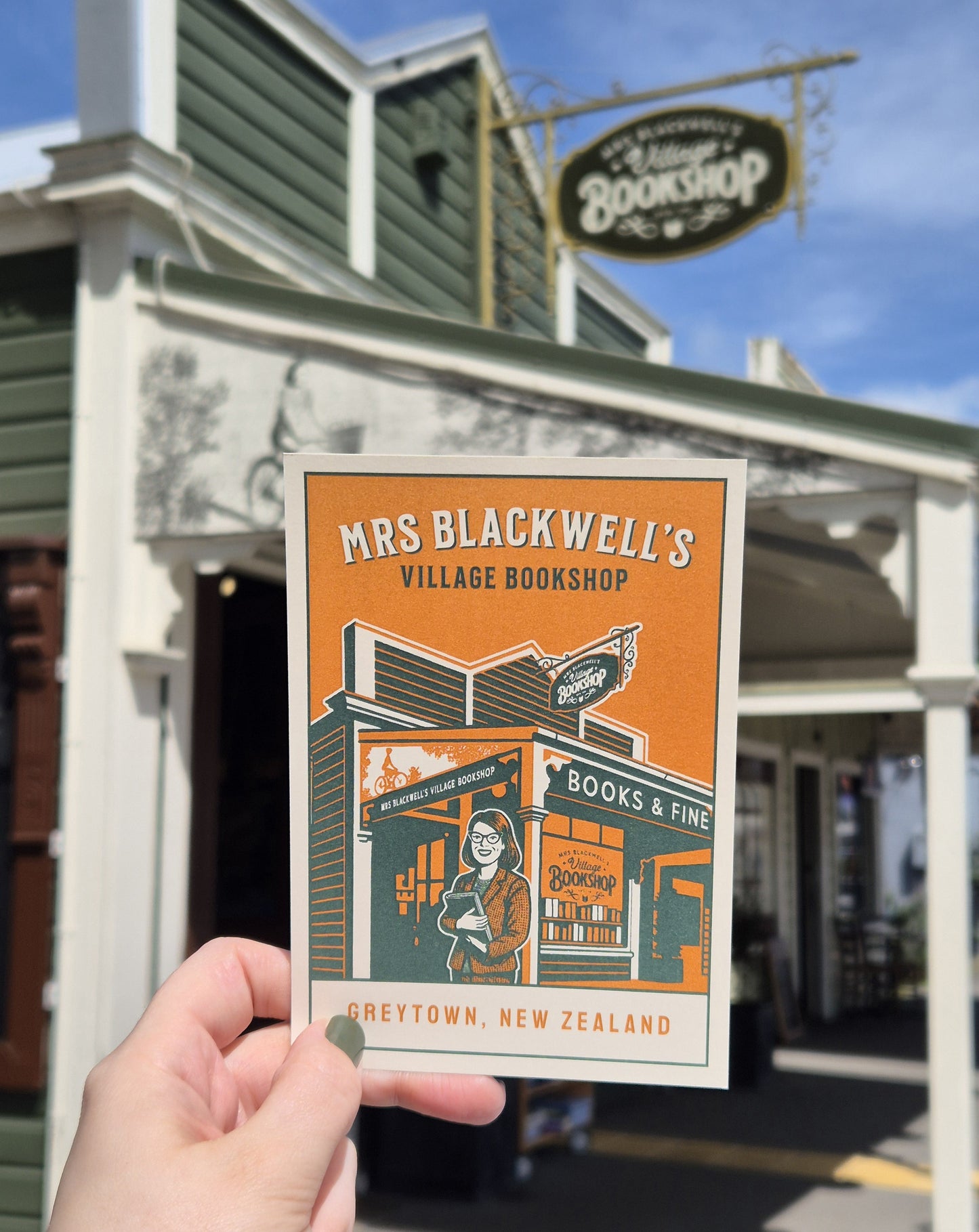 Mrs Blackwell's Letterpress Postcard