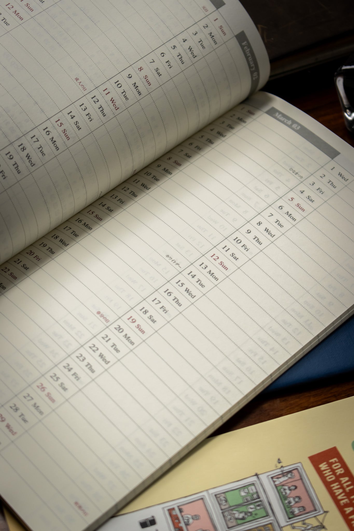 TRAVELER'S 2026 Refill Weekly Vertical