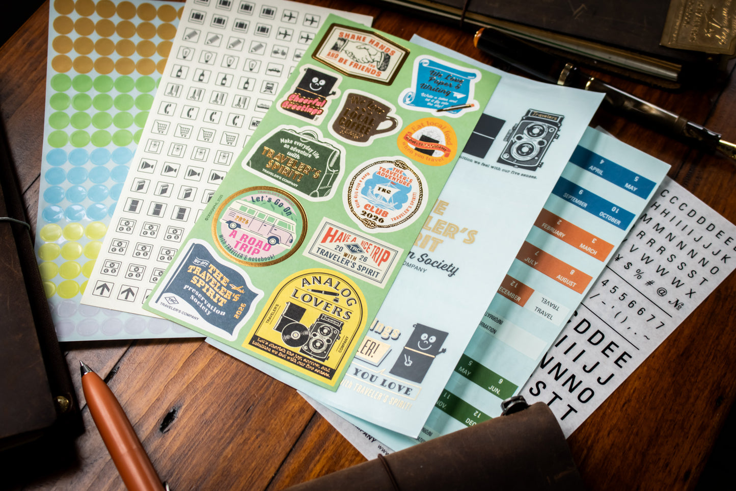 TRAVELER'S 2026 Customise Sticker Set