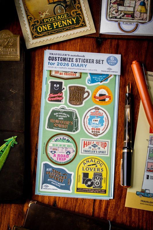 TRAVELER'S 2026 Customise Sticker Set