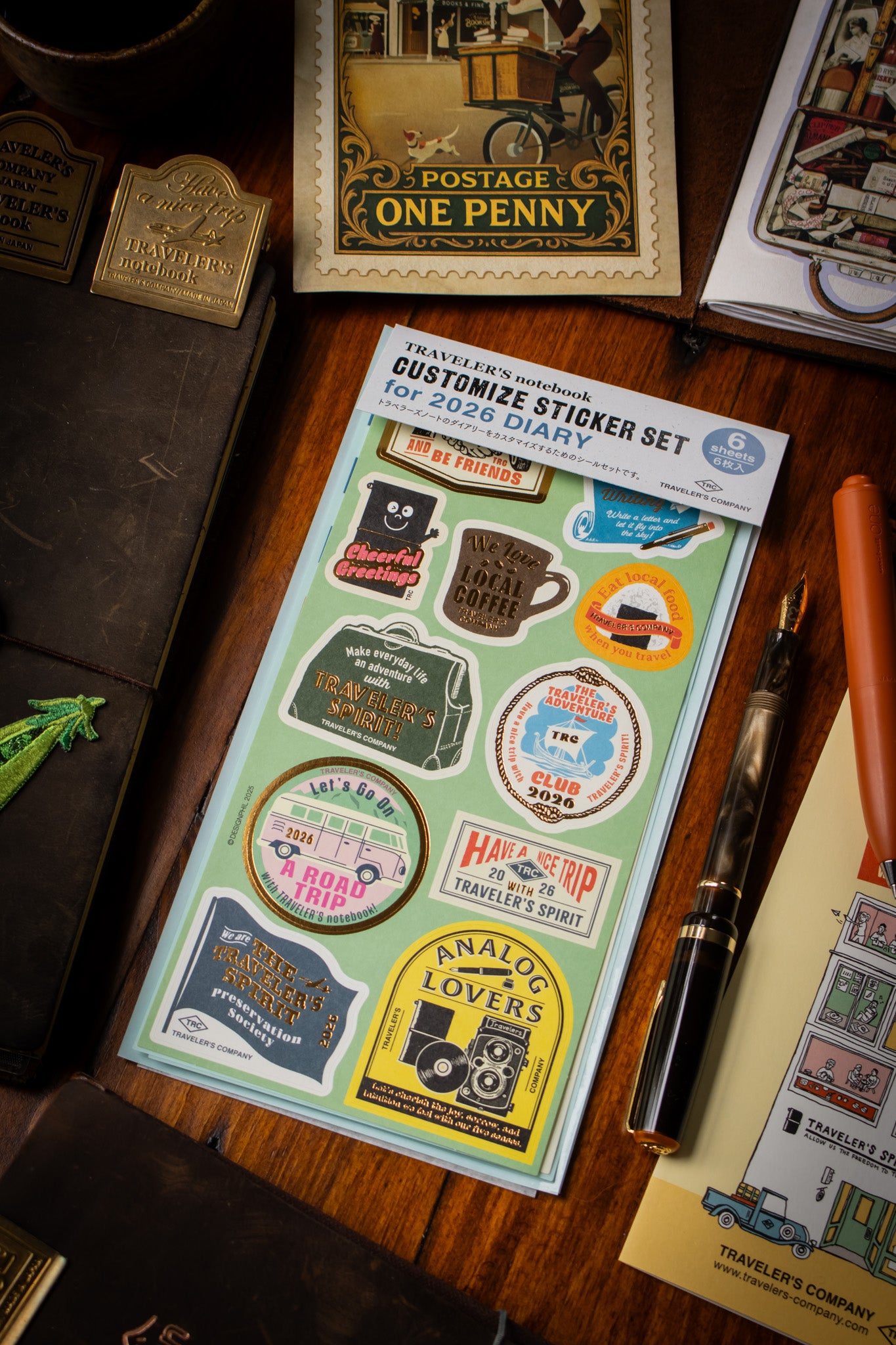 TRAVELER'S 2026 Customise Sticker Set