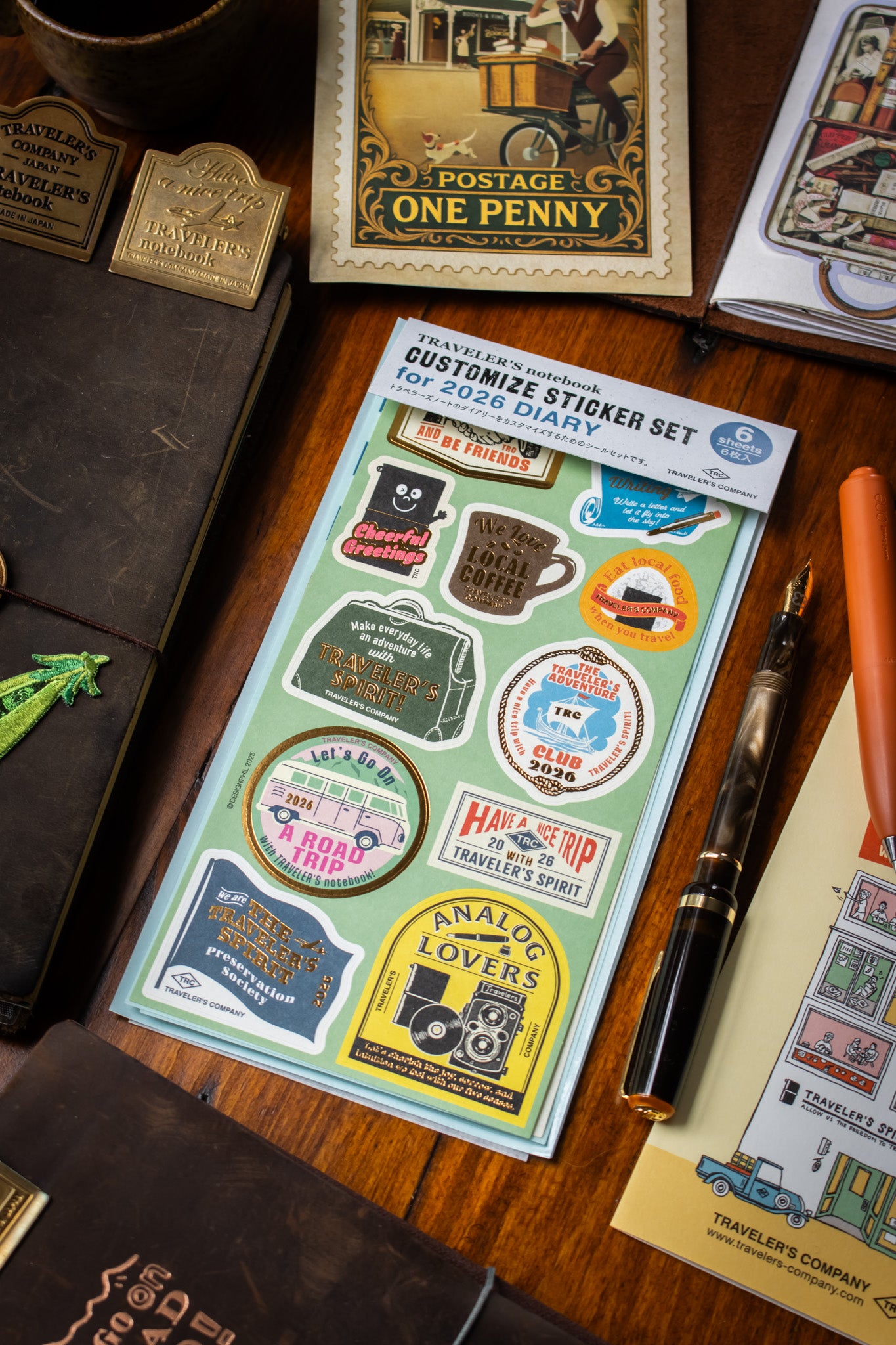TRAVELER'S 2026 Customise Sticker Set