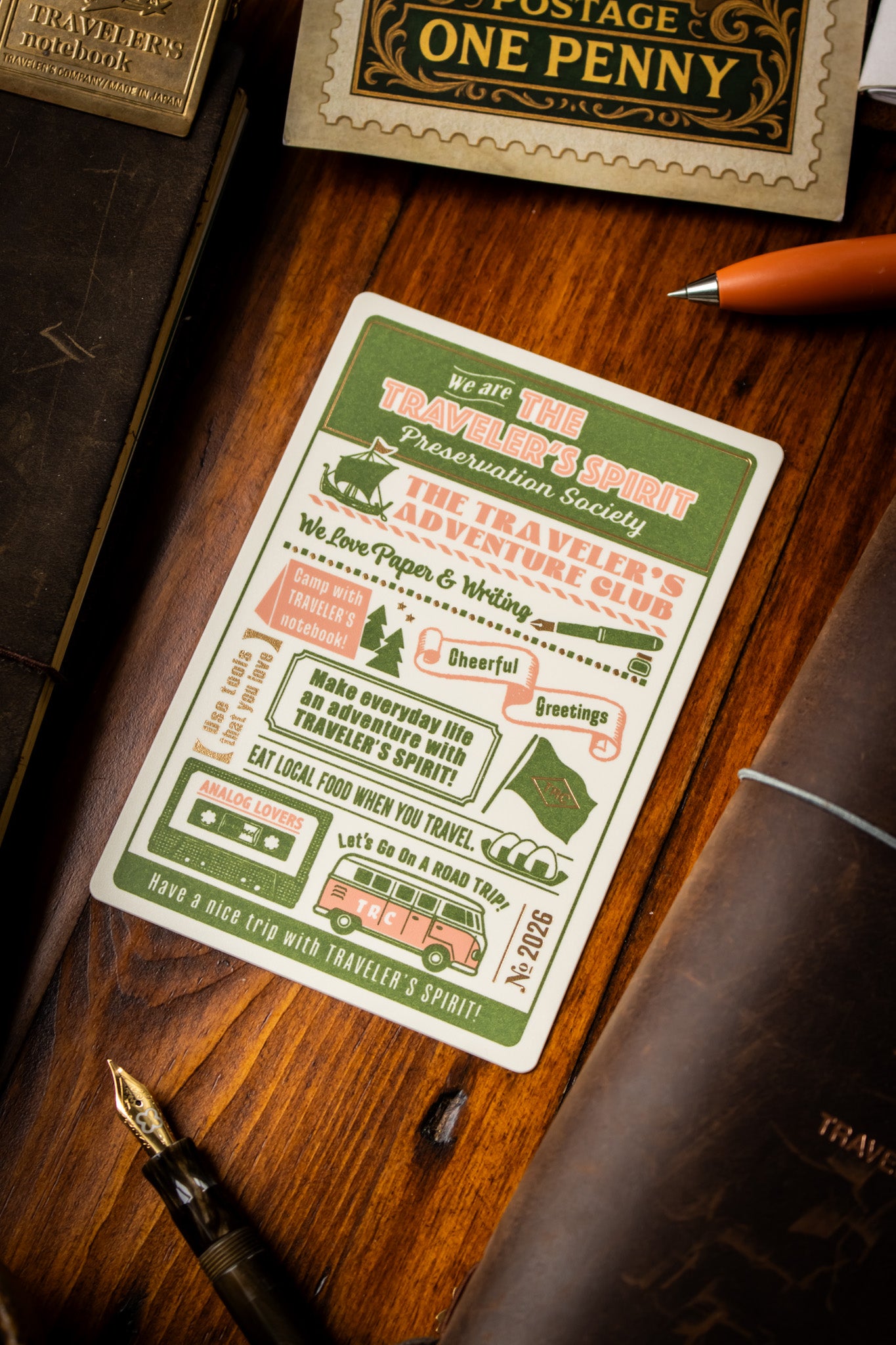 TRAVELER'S 2026 Plastic Sheet (Passport)