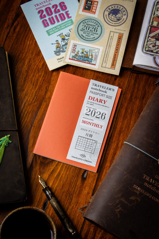 TRAVELER'S 2026 Refill Monthly (Passport)