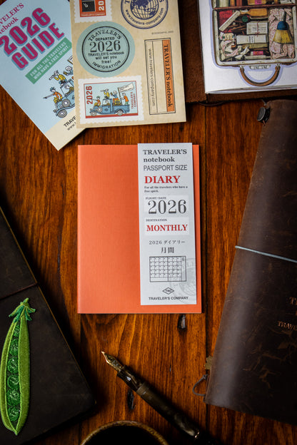 TRAVELER'S 2026 Refill Monthly (Passport)