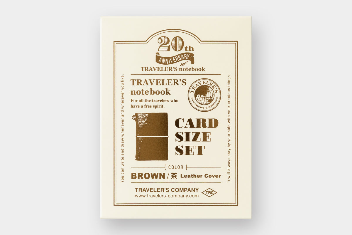 TRAVELER’S Notebook Card Size - Brown