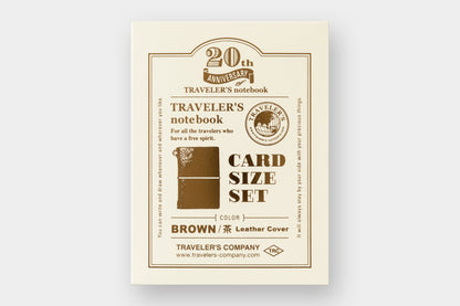 TRAVELER’S Notebook Card Size - Brown