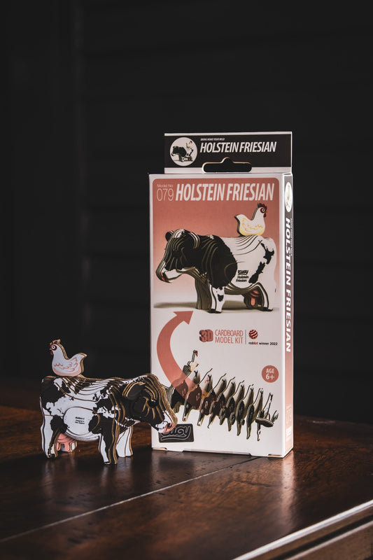 Eco-Friendly Cardboard Puzzle - Holstein