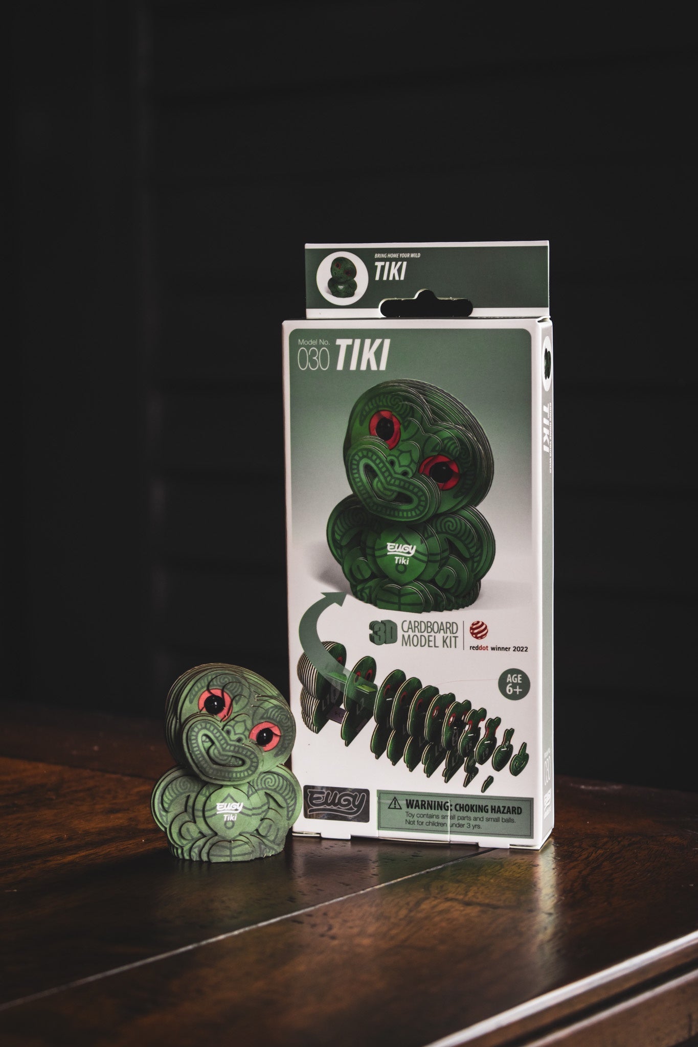 Eco-Friendly Cardboard Puzzle - Tiki