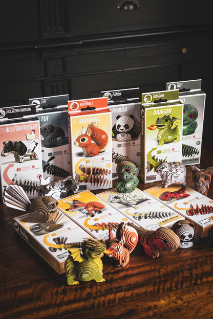 Eco-Friendly Cardboard Puzzle - Holstein