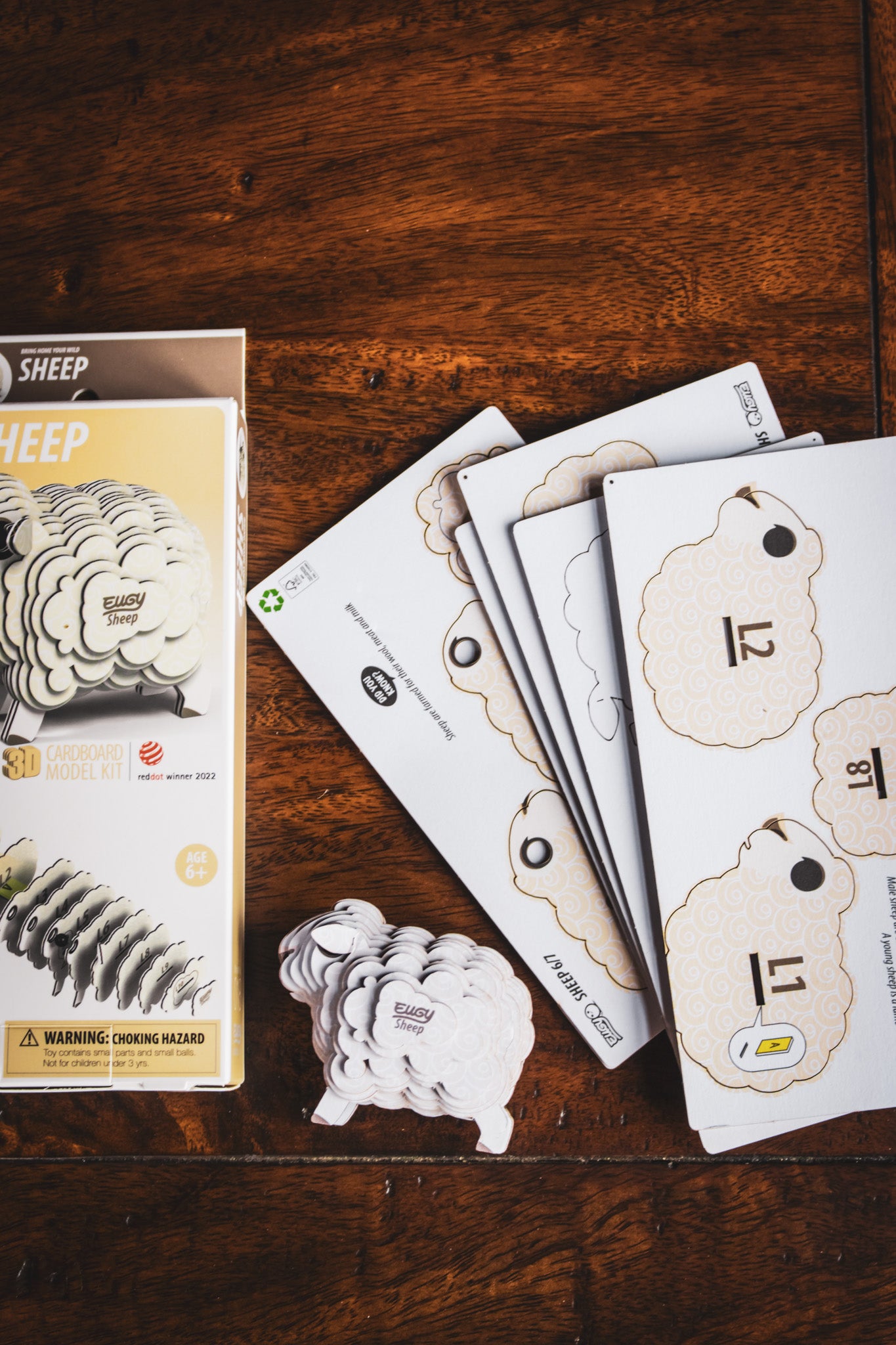 Eco-Friendly Cardboard Puzzle - Tiki