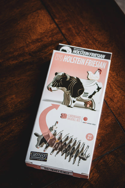 Eco-Friendly Cardboard Puzzle - Holstein