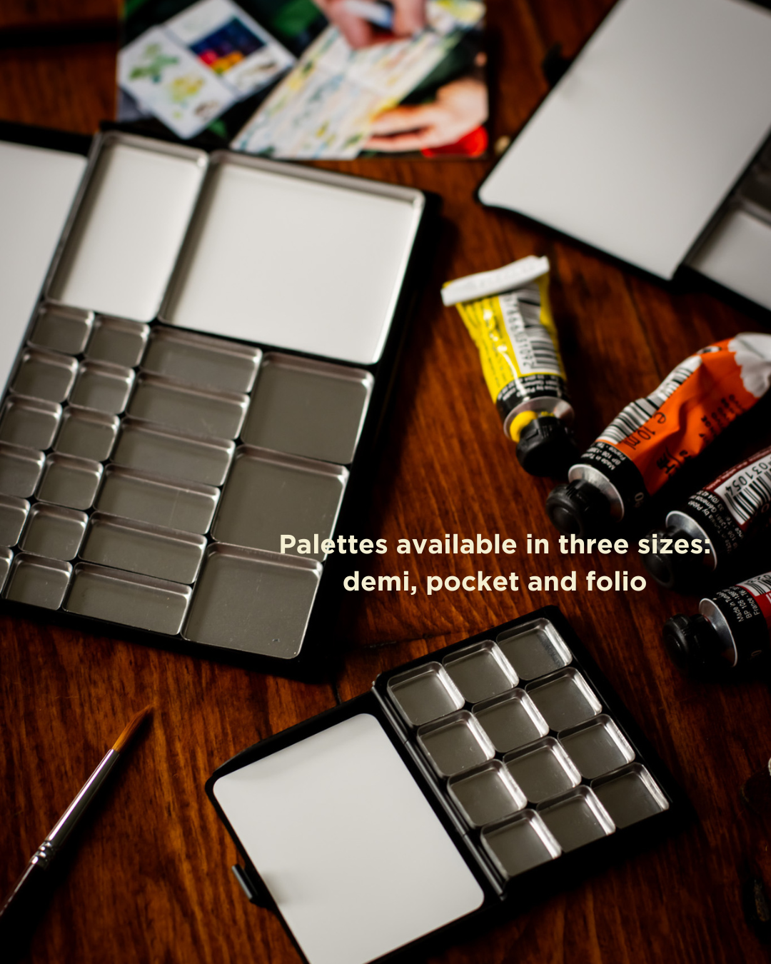 Watercolour Palette - Folio Black