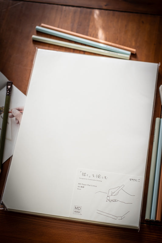 MD Paper Pad - A4 Cotton Blank