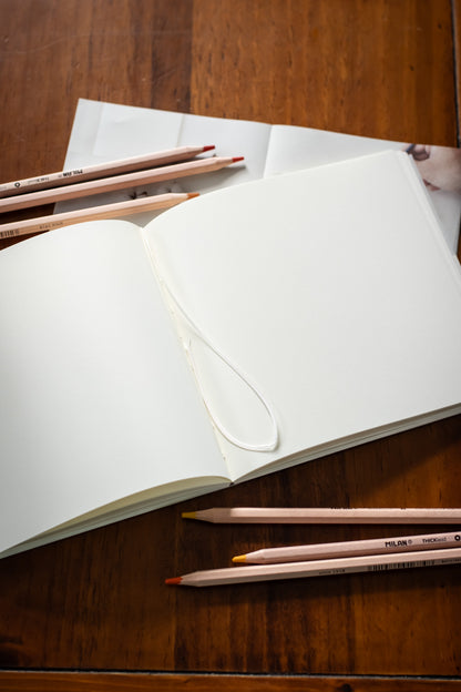 MD Notebook Cotton - A5 Square, Blank