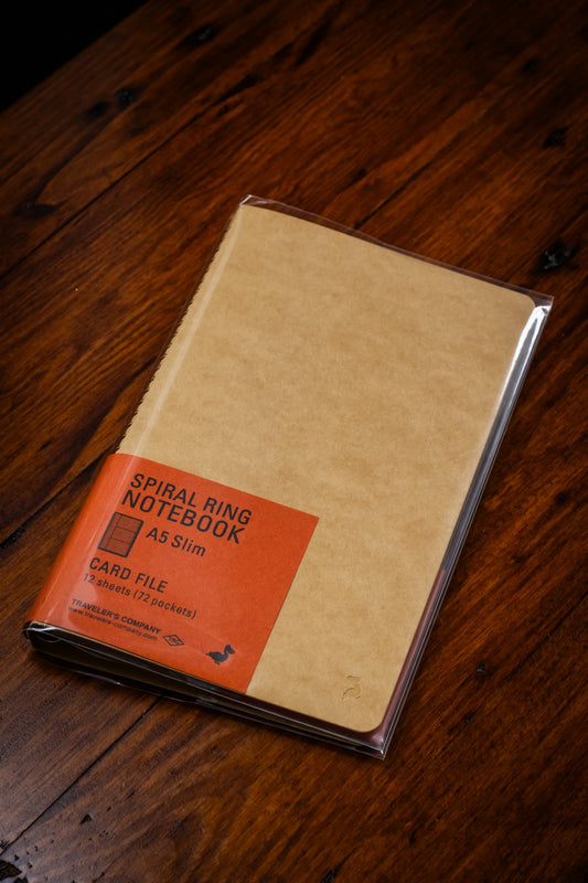 TRAVELER'S Spiral Notebook - A5 Card File