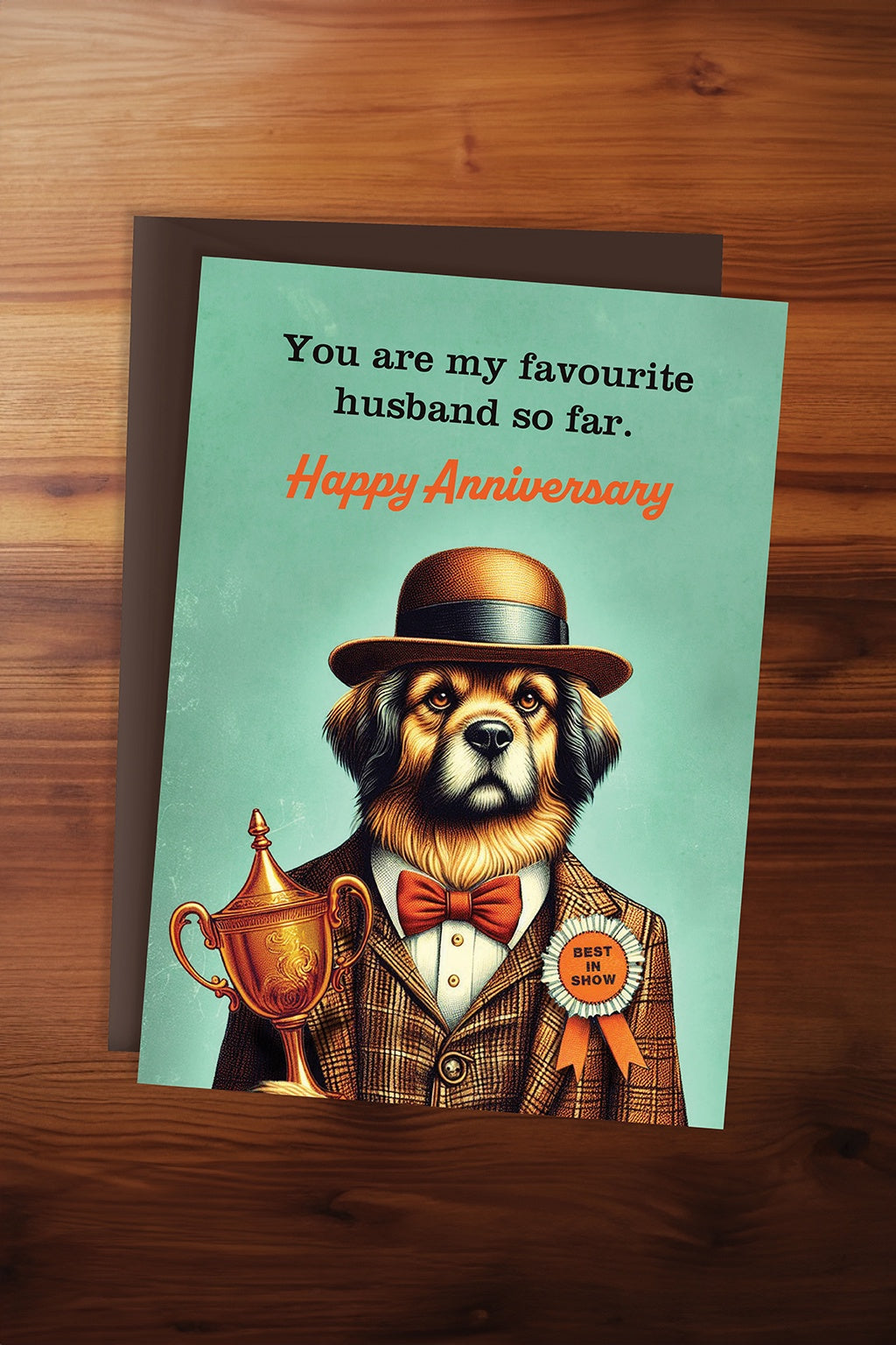 Favourite Husband So Far Card Dog