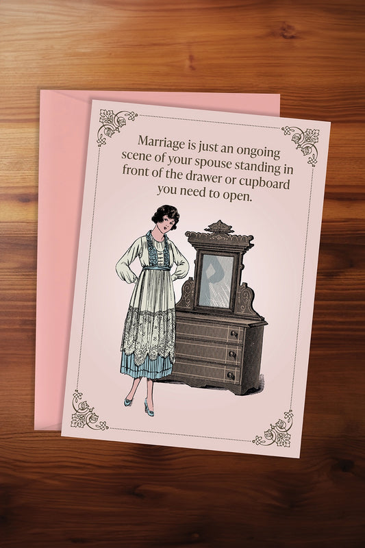 Drawer or Cupboard Card