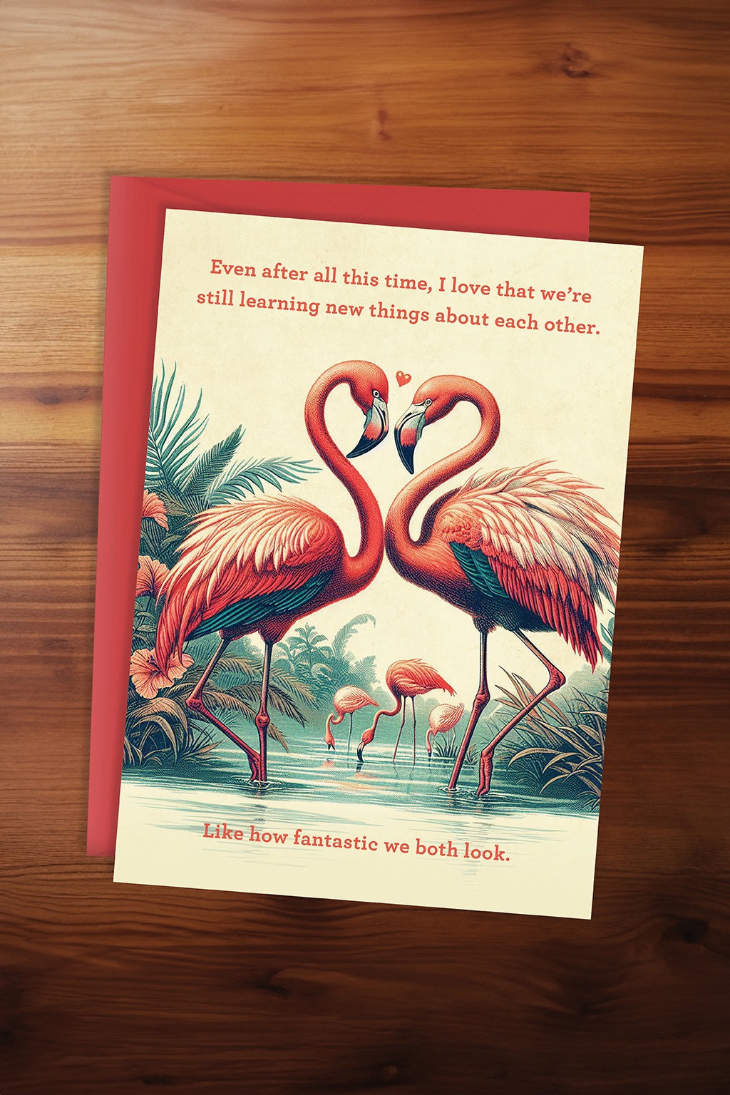How Fantastic Flamingo Card