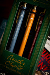 Agatha Christie Pen Set: 3 Ballpoint Pens