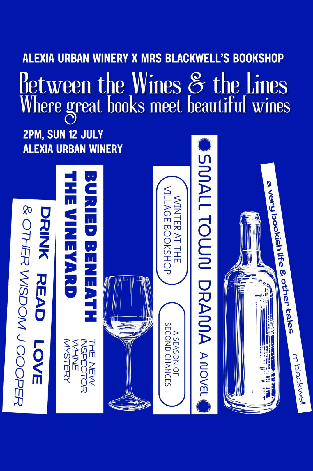 LIVE EVENT: Between the Wines and the Lines with Jane Cooper & Mrs Blackwell