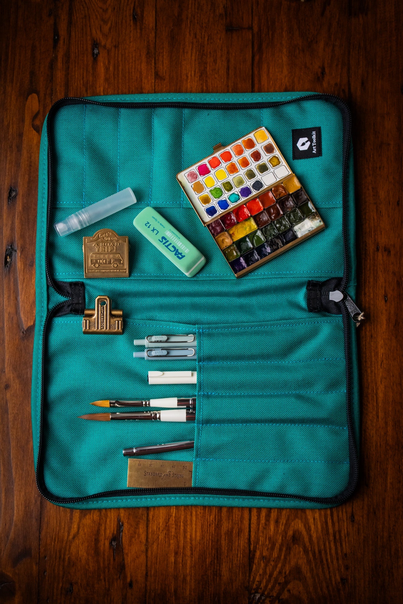 Art Toolkit Zip Case - A5 Aqua