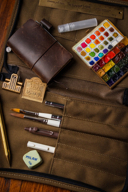 Art Toolkit Zip Case - A5 Umber
