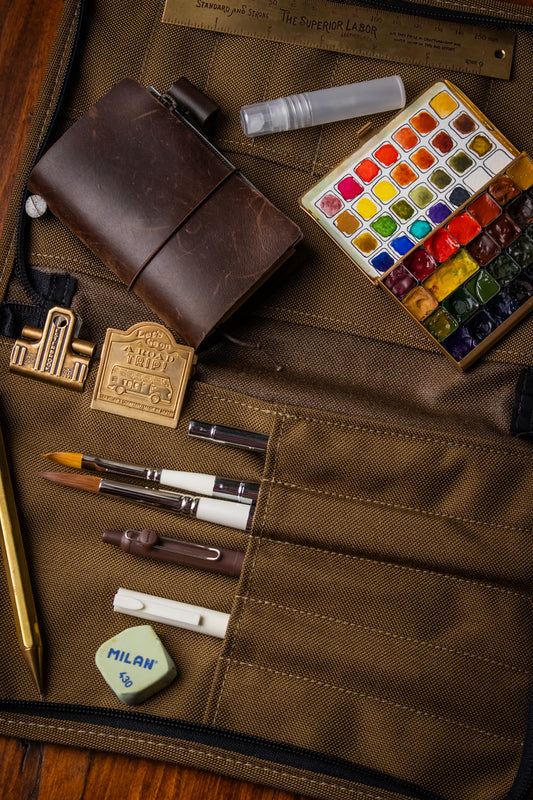 Art Toolkit Zip Case - A5 Umber