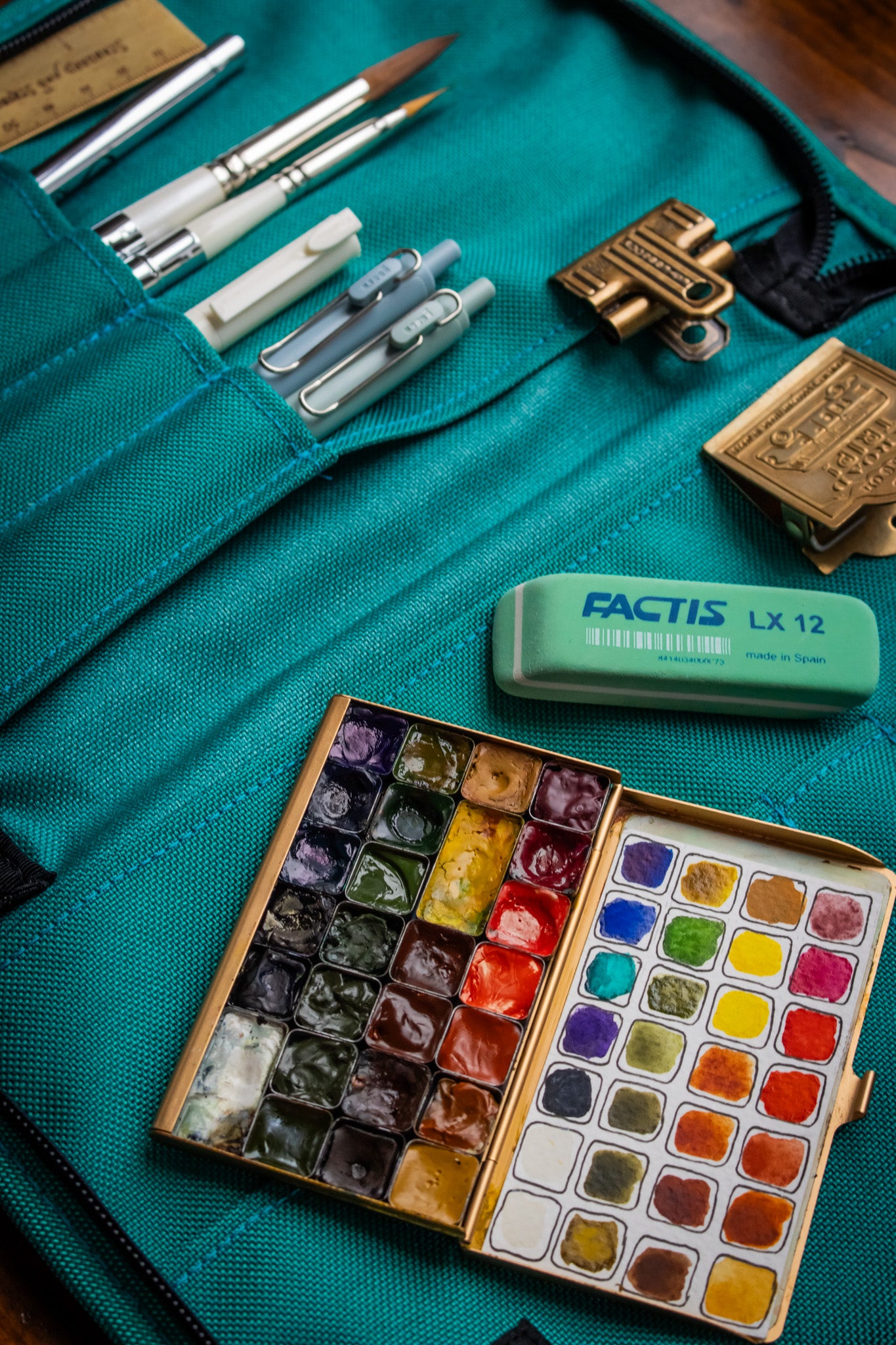 Art Toolkit Zip Case - A5 Aqua