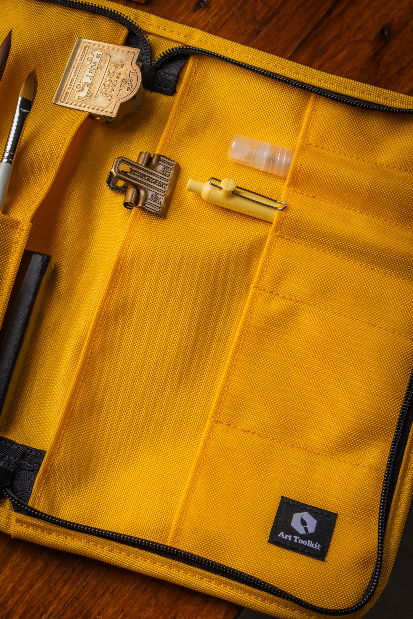 Art Toolkit Zip Case - A5 Yellow