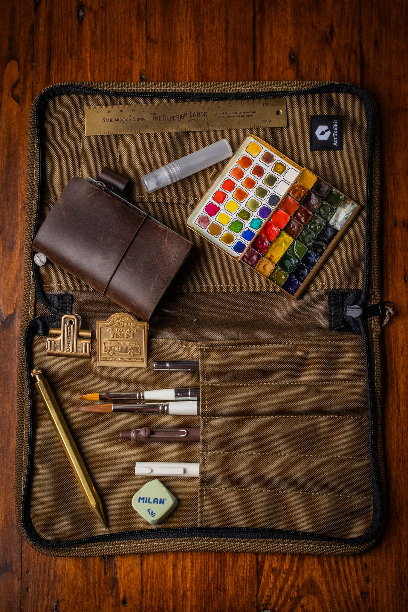 Art Toolkit Zip Case - A5 Umber