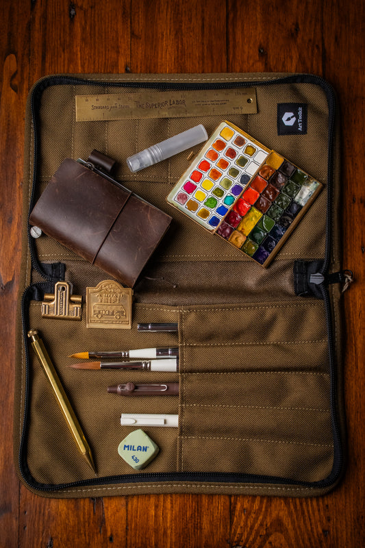 Art Toolkit Zip Case - A5 Umber