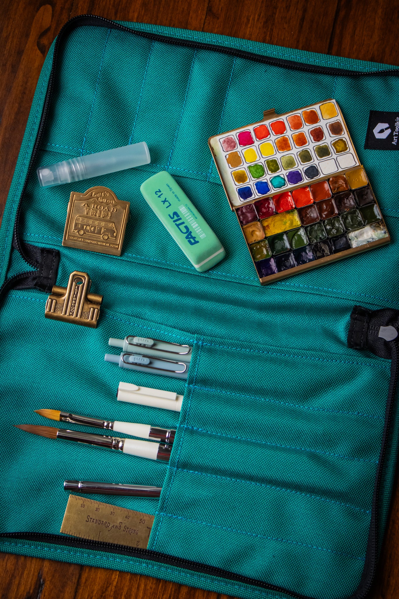 Art Toolkit Zip Case - A5 Aqua